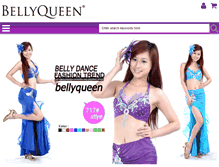 Tablet Screenshot of bellyqueenshop.com